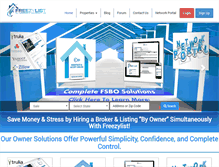 Tablet Screenshot of freezylist.com